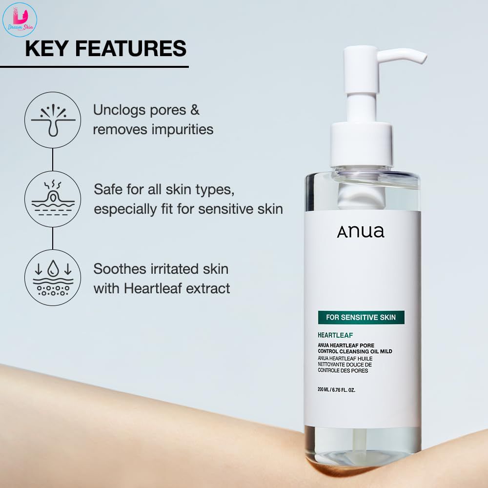 Anua Heartleaf Pore Control Cleansing Oil Mild, 200ml